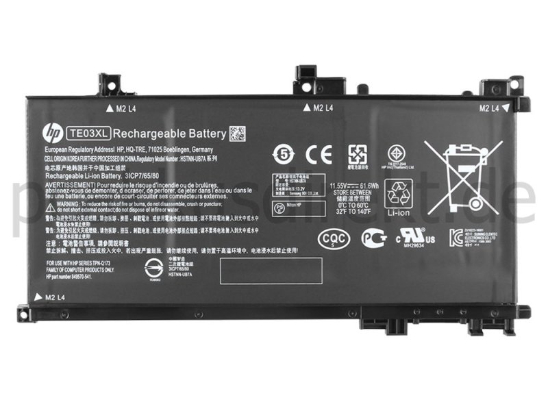 Original 5150mAh 61.6Wh Akku HP Pavilion 15-bc001ng 15-bc008tx