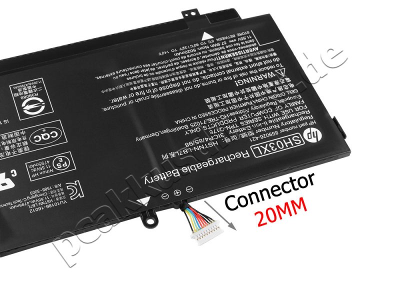 57.9Wh 5020mAh 3 Zellen Akku HP CN03XL SH03XL HSTNN-LB7L