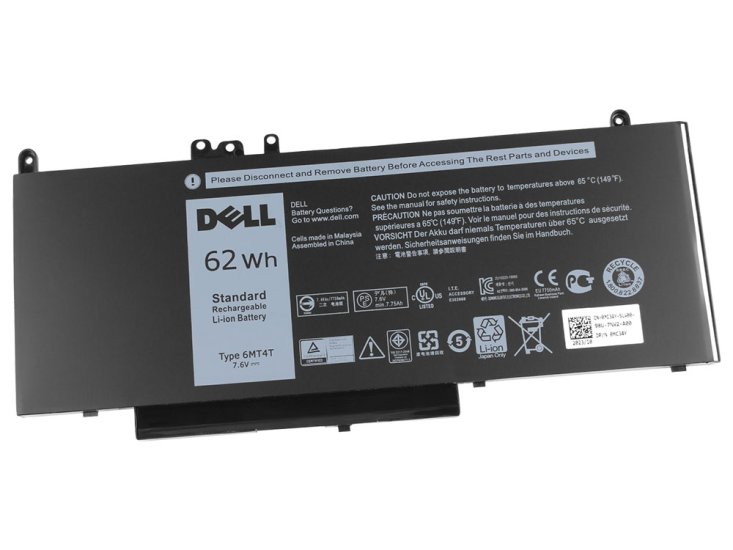 Original 62Wh 4-Zellen Dell Latitude E5470 P62G001 Akku - zum Schließen ins Bild klicken