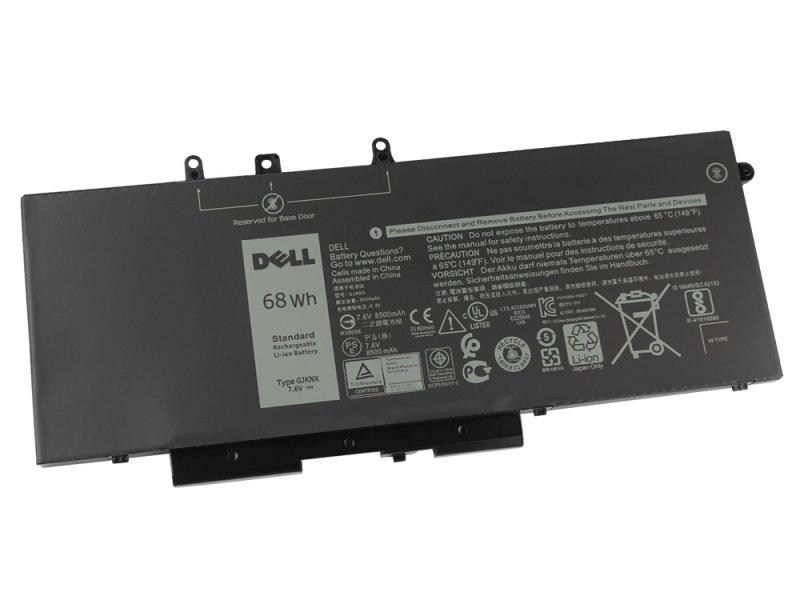 Original 8500mAh 68Wh 4-Zellen Akku Dell Precision 15 3520 P60F001