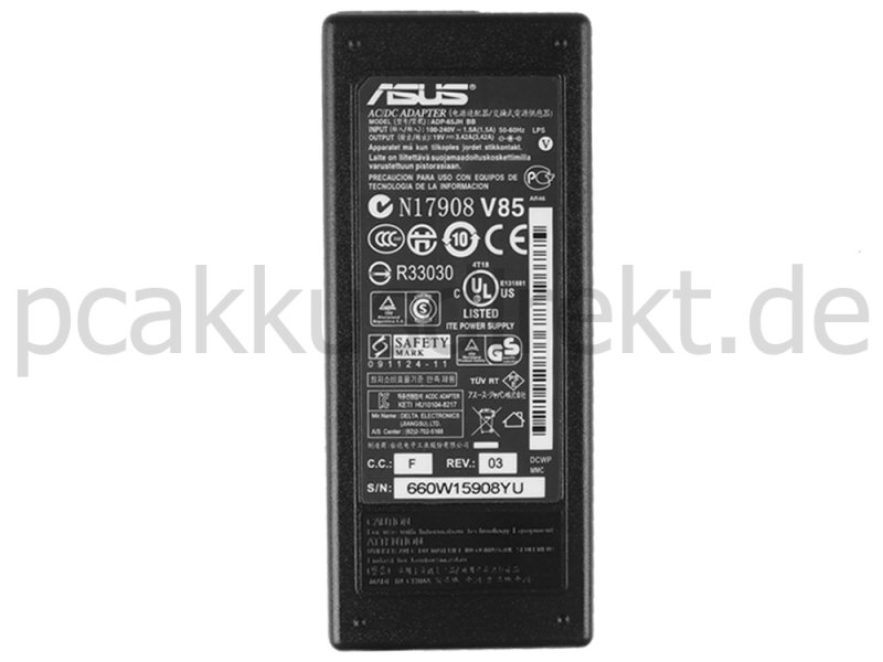 65W Netzteil Asus V550CA-DB71T V550CB-CJ049H V550CB-CJ111H