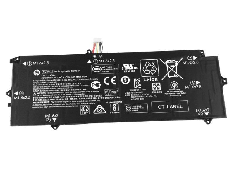 Original 5195mAh 40Wh 4 Zellen Akku HP Elite x2 1012 G1