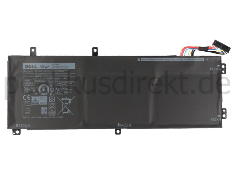 Original 3 Zellen 56Whr Akku Dell Precision 15 5510-0780