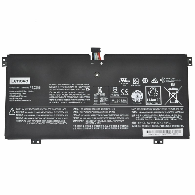 5270mAh 40Wh 4 Zellen Akku Lenovo Yoga 710-11IKB 80V6000PUS