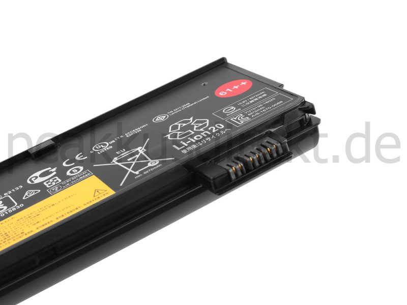 Original 6600mAh 72Wh 6 Zellen Akku Lenovo ThinkPad T580 20LA