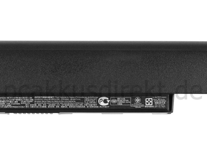 2877mAh 44Wh 4 Zellen Akku HP 805044-851 805045-221