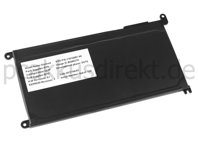 Original 3500mAh 42Wh 3 Zellen Akku Dell Inspiron 15 5567 P66F P66F001