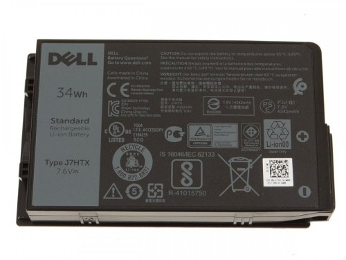 Original 4342mAh 34Wh Akku Dell Latitude 12 Rugged Tablet 7202