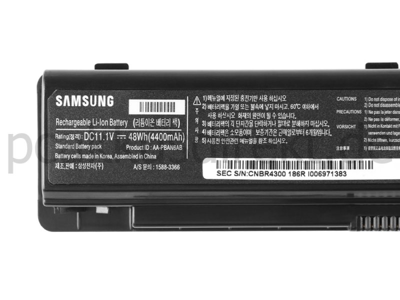 Original 4400mAh 48Wh 6 Zellen Akku Samsung 200B4A Series