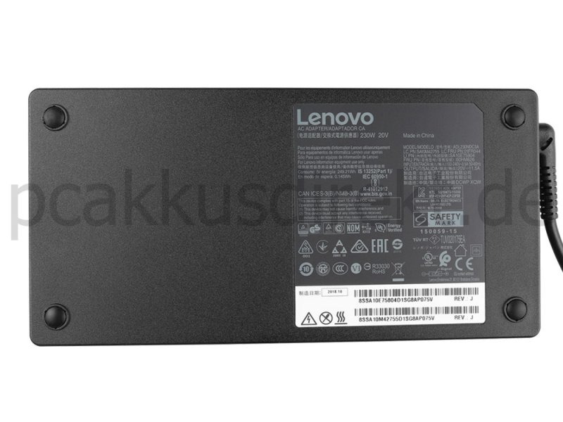 230W Lenovo Legion Y7000 2019 PG0 81T0000CKR Netzteil Ladegerät