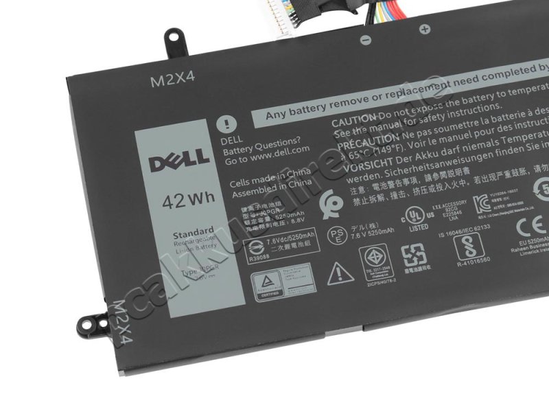 Original 42Wh 4 Zellen Akku Dell Latitude 5285 2-in-1 T17G T17G001