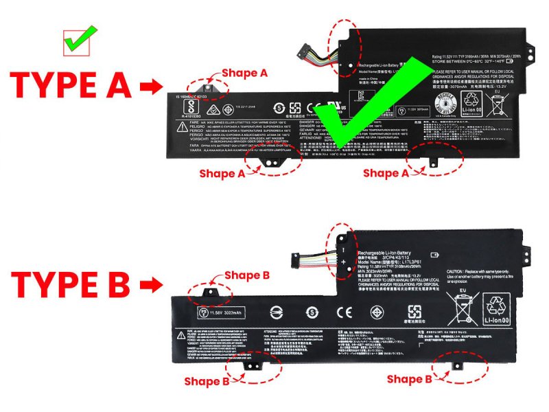 Original 3070mAh 36Wh 3 Zellen Akku Lenovo Ideapad 320S-13IKB 81AK0037GE