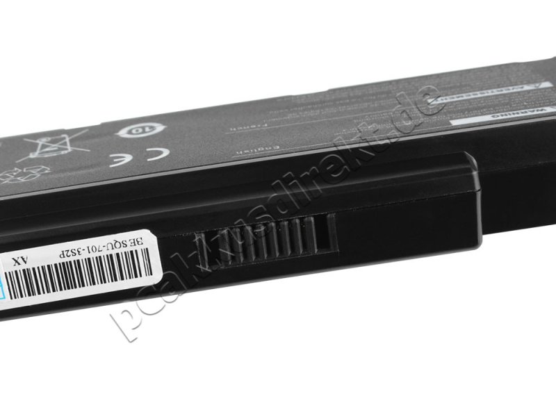 5200mAh 6 Zellen Akku Packard Bell SQU-712