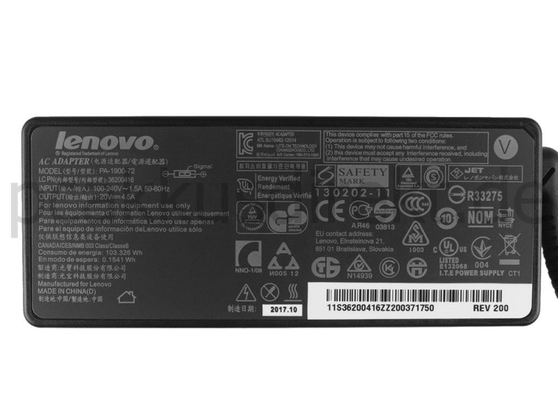 90W Netzteil Lenovo ThinkPad USB-C Dock 40A90090BR + kabel