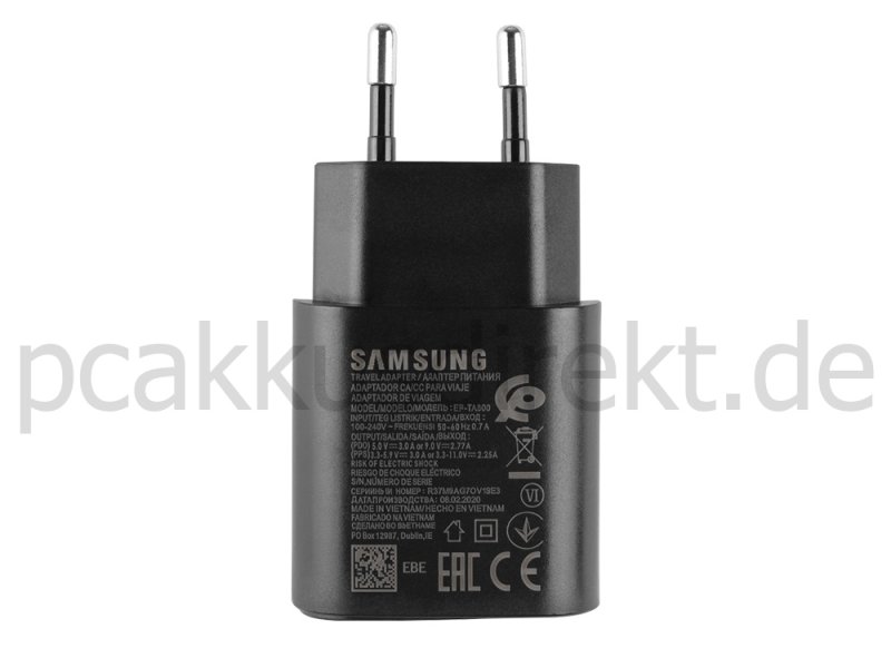 25W Samsung EP-TA800 EP-DG977 Netzteil Ladegerät + Ladekabel