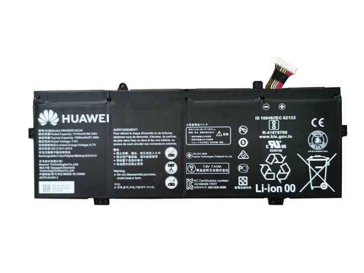 Original 7410mAh 56.3Wh 4 Zellen Akku Huawei MagicBook R5 2500U - zum Schließen ins Bild klicken