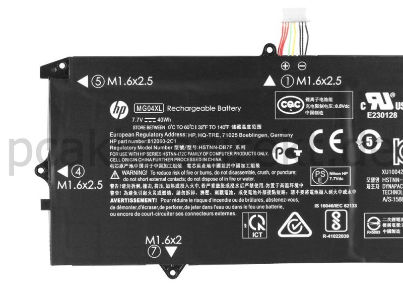 Original 5195mAh 40Wh 4 Zellen Akku HP Elite x2 1012 G1