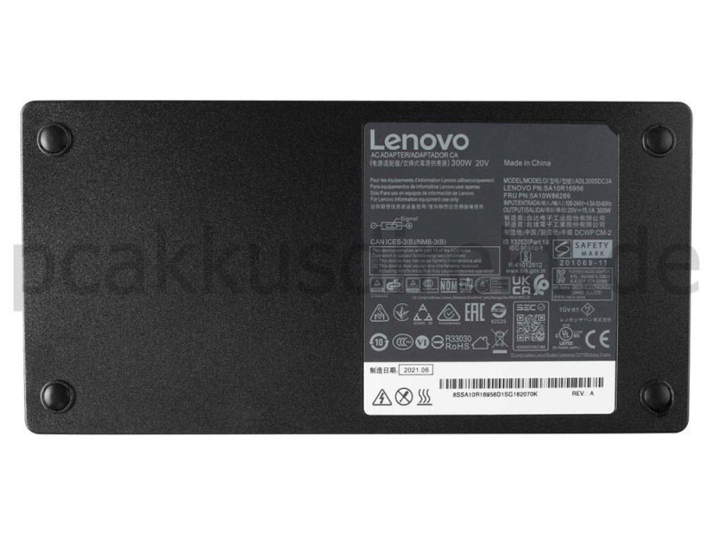 Original 300W Lenovo SA10R169656 ADL300SDC3A Netzteil Ladegerät + Ladekabel