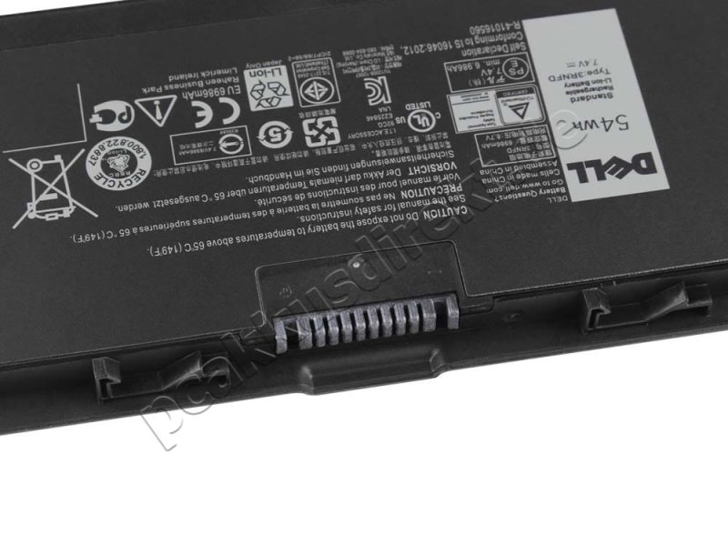 Original Dell Latitude E7450 Akku 7300mAh 54Wh 6 Zellen