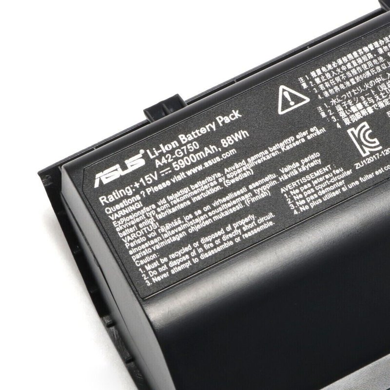 Original 8 Zellen 5900mAh 88Whr Akku Asus G750JS-T4064H G750JS-T4065H