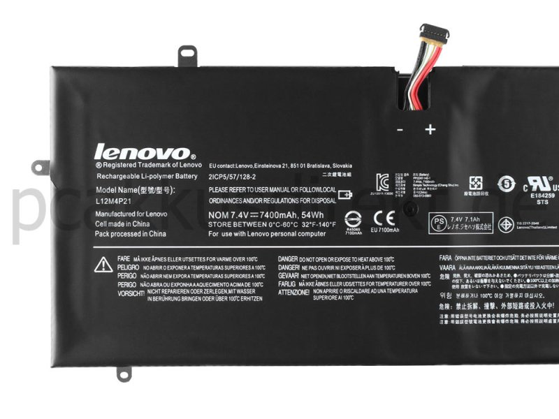 Original 7400mAh 54Whr Akku Lenovo Yoga 2 pro 59428032 59409368