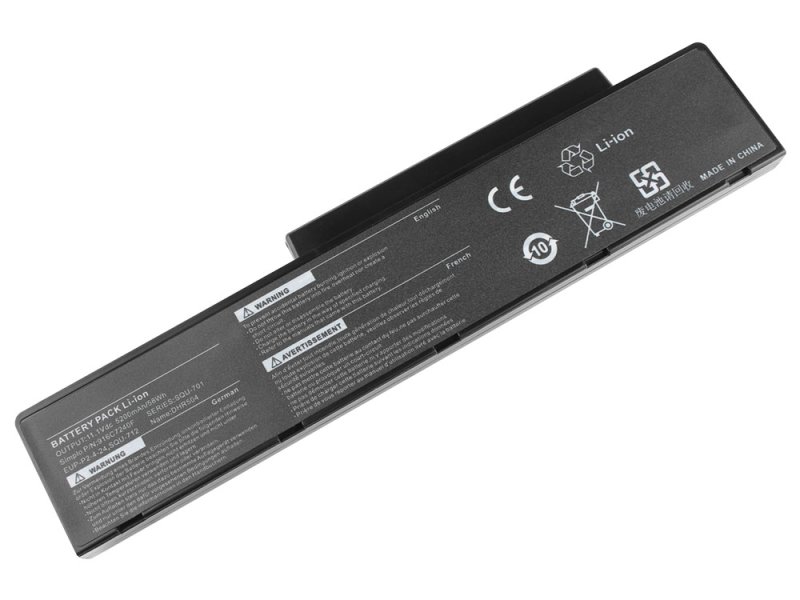 5200mAh 6 Zellen Akku Packard Bell SQU-712