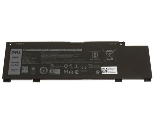 Original 4255mAh 51Wh 3-Zellen Dell Ins 14-5490-D1305S Ins 14-5490-D1505L Akku