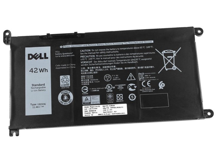 Original 3500mAh 42Wh 3 Zellen Dell Inspiron 15 5593 P90F P90F002 Akku - zum Schließen ins Bild klicken