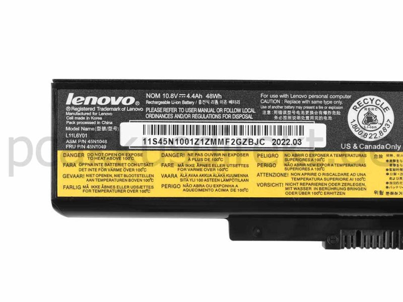 Original Lenovo L11L6F01 L11L6R01 L11L6Y01 L11M6Y01 L11S6Y01 Akku 4400mAh 48Wh