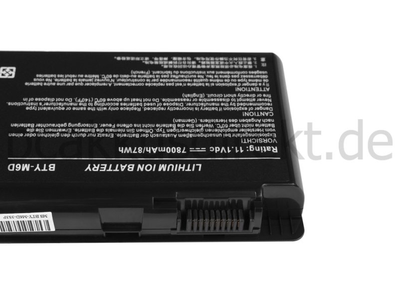 Original 3800mAh 4 Zellen Akku MSI GS60