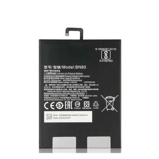 Original 8420mAh 32.4Wh 2 Zellen Akku Xiaomi BN80 - zum Schließen ins Bild klicken