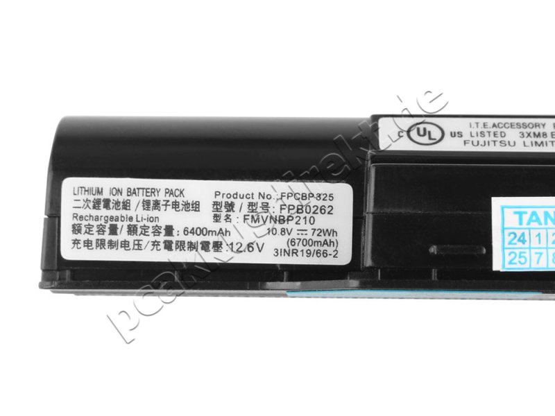 Fujitsu LifeBook S781 S782 S792 Akku 5800mAh 63Wh 6 Zellen