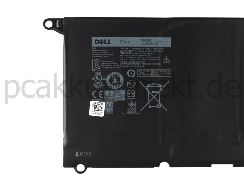 Original 60Wh 4 Zellen Akku Dell XPS 13 9360 i7-8550U