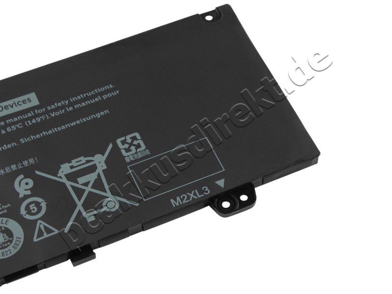 Original 3166mAh 38Wh 3-Zellen Akku Dell Vostro 13 5370 P87G001