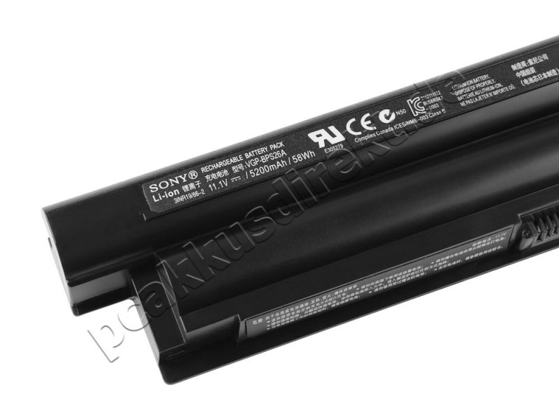 Original 5200mAh 6 Zellen Akku Sony Vaio E17 Serie SVE17C11T