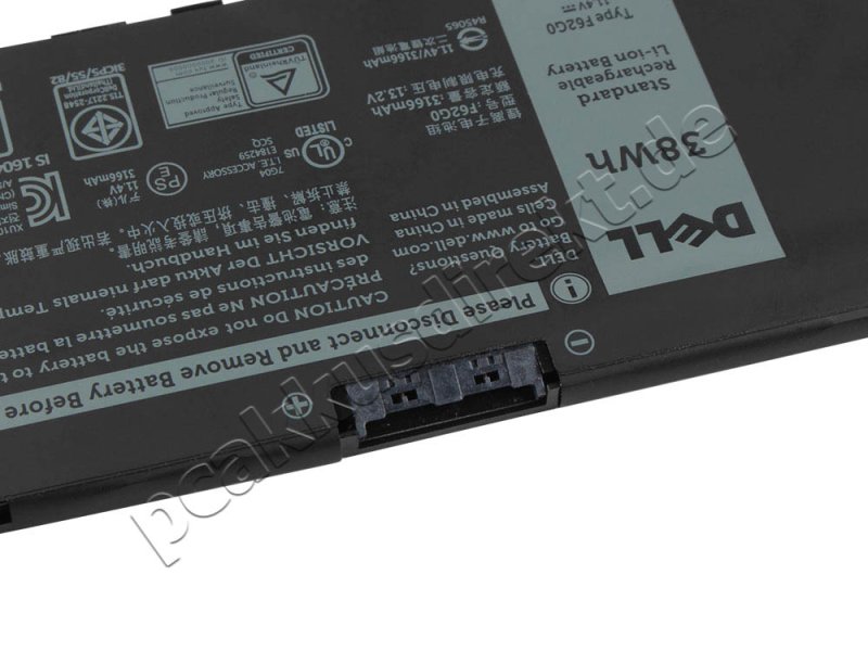 Original 3166mAh 38Wh 3-Zellen Akku Dell Vostro 13 5370 P87G001