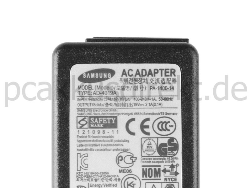 Original 40W Netzteil Samsung NC10-KA06 ND10-DA05 NC110-A0A