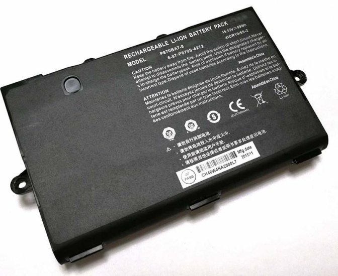 6000mAh 89Wh 8-Zellen Akku Clevo P870KM P870KM1-G - zum Schließen ins Bild klicken