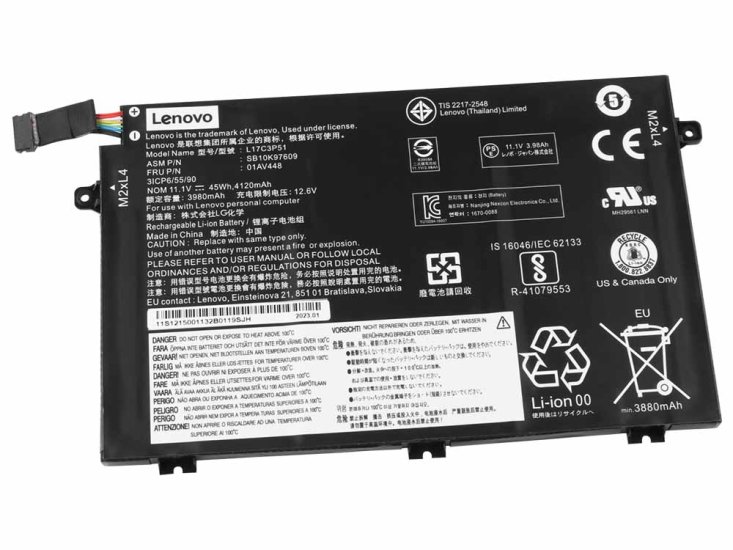 Original 4050mAh 45Wh 3 Zellen Akku Lenovo ThinkPad E14 20RA - zum Schließen ins Bild klicken