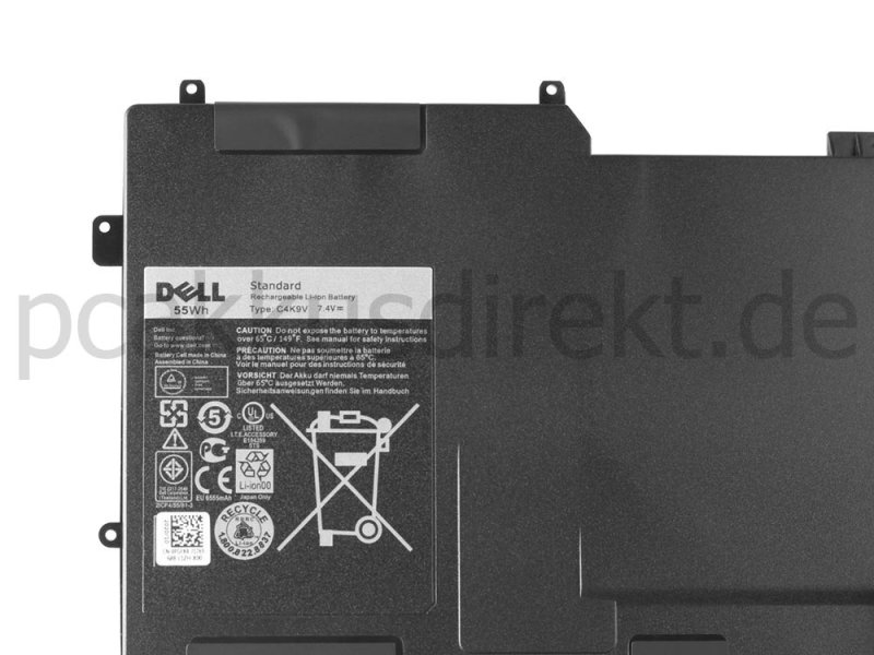 Original 55Wh Akku Dell XPS 13 9333