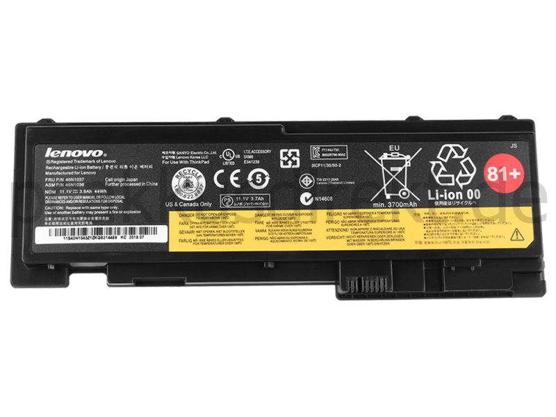 Original 44Whr 6 Zellen Akku Lenovo ThinkPad T430s