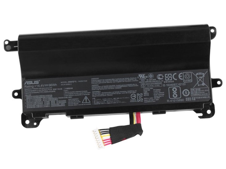 96Wh 6400mAh 8 Zellen Akku Asus A42N1520 - zum Schließen ins Bild klicken