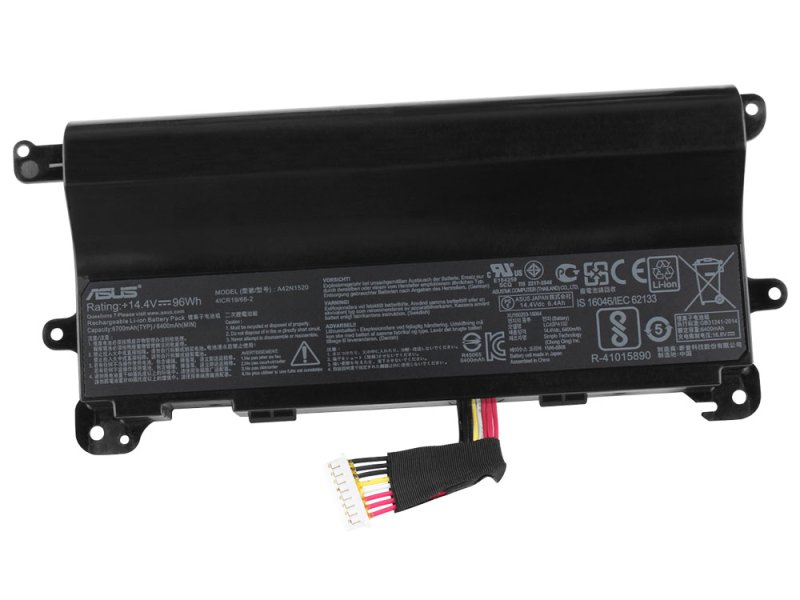 96Wh 6400mAh 8 Zellen Akku Asus A42N1520