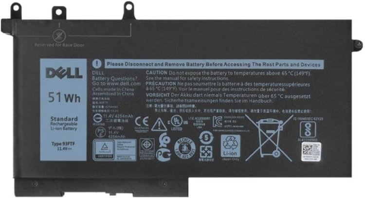 Original 4254mAh 51Wh 3-Zellen Akku Dell Latitude 12 5280 P27S001 - zum Schließen ins Bild klicken