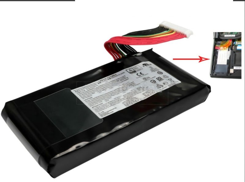 5225mAh 75.24Wh 8-Zellen Akku MSI GT62 GT62VR GT62VR MS-16L2