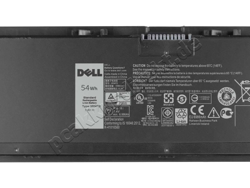 Original Dell Latitude E7450 Akku 7300mAh 54Wh 6 Zellen