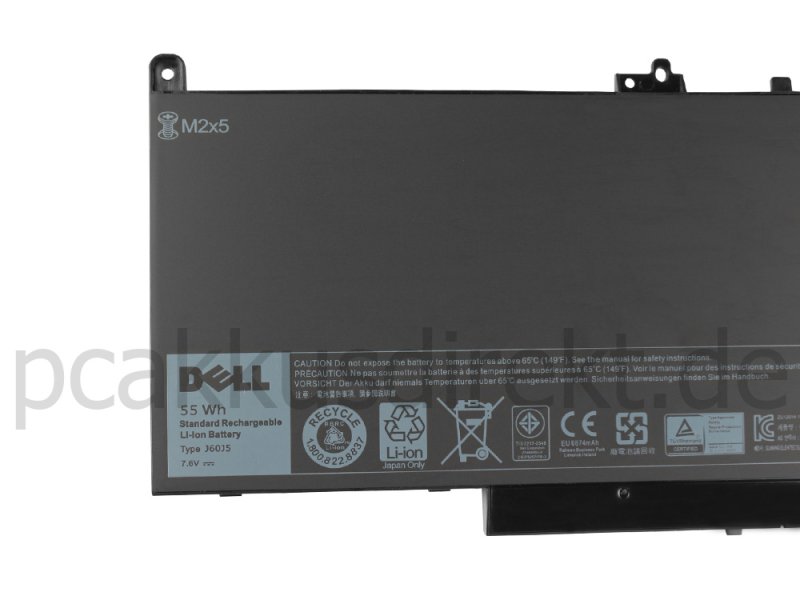 Original 7080mAh 55Wh 4-Zellen Akku Dell 451-BBSY WYWJ2