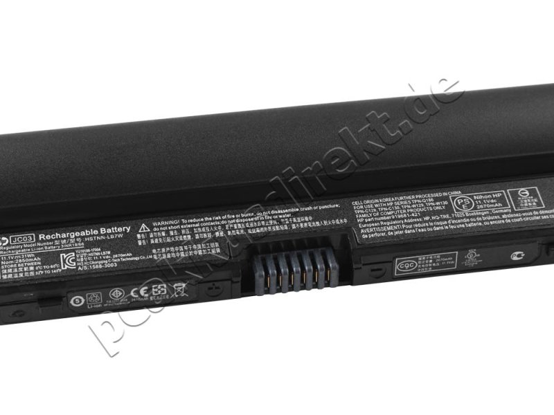 Original 2850mAh 31.2Wh 3 Zellen Akku HP 240 G6 3LJ84PA 4TB46LT