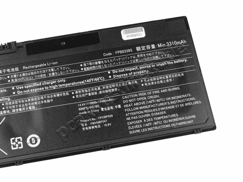 Original Fujitsu Lifebook U747 Lifebook U748 Akku 3490mAh 50Wh 4-Zellen