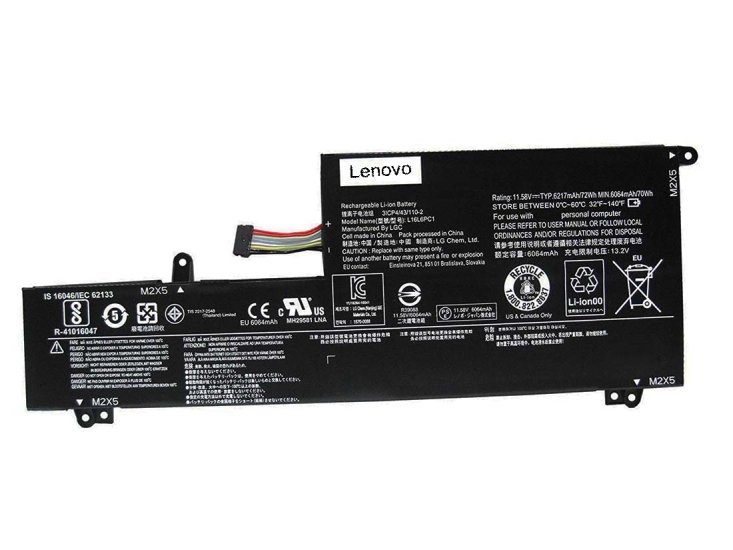 6064mAh 72Wh 6 Zellen Akku Lenovo Yoga 720-15IKB 80X70058GE - zum Schließen ins Bild klicken